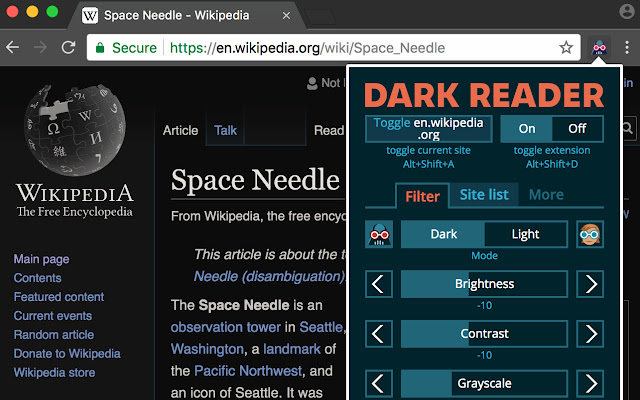 Dark Reader - Dark Mode For Websites That Don’t Have It